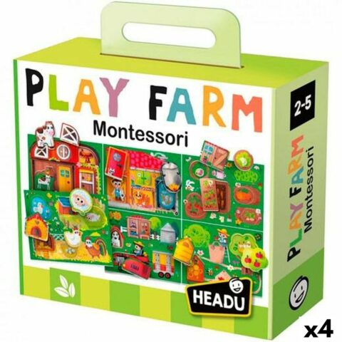 Παιχνίδι Προσχολική Εκπαίδευση HEADU Baby Play Farm (4 Μονάδες)