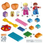 Παιχνίδι Kατασκευή Colorbaby Playground 50 Τεμάχια (x2)