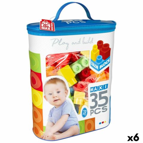 Παιχνίδι Kατασκευή Color Block Basic Τσάντα 35 Τεμάχια (x6)