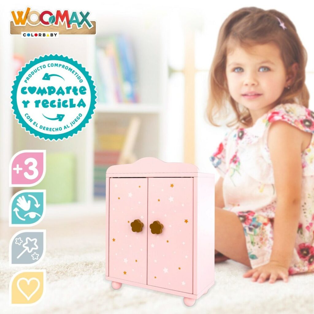 Ντουλάπι Woomax Κούκλες Ροζ x2