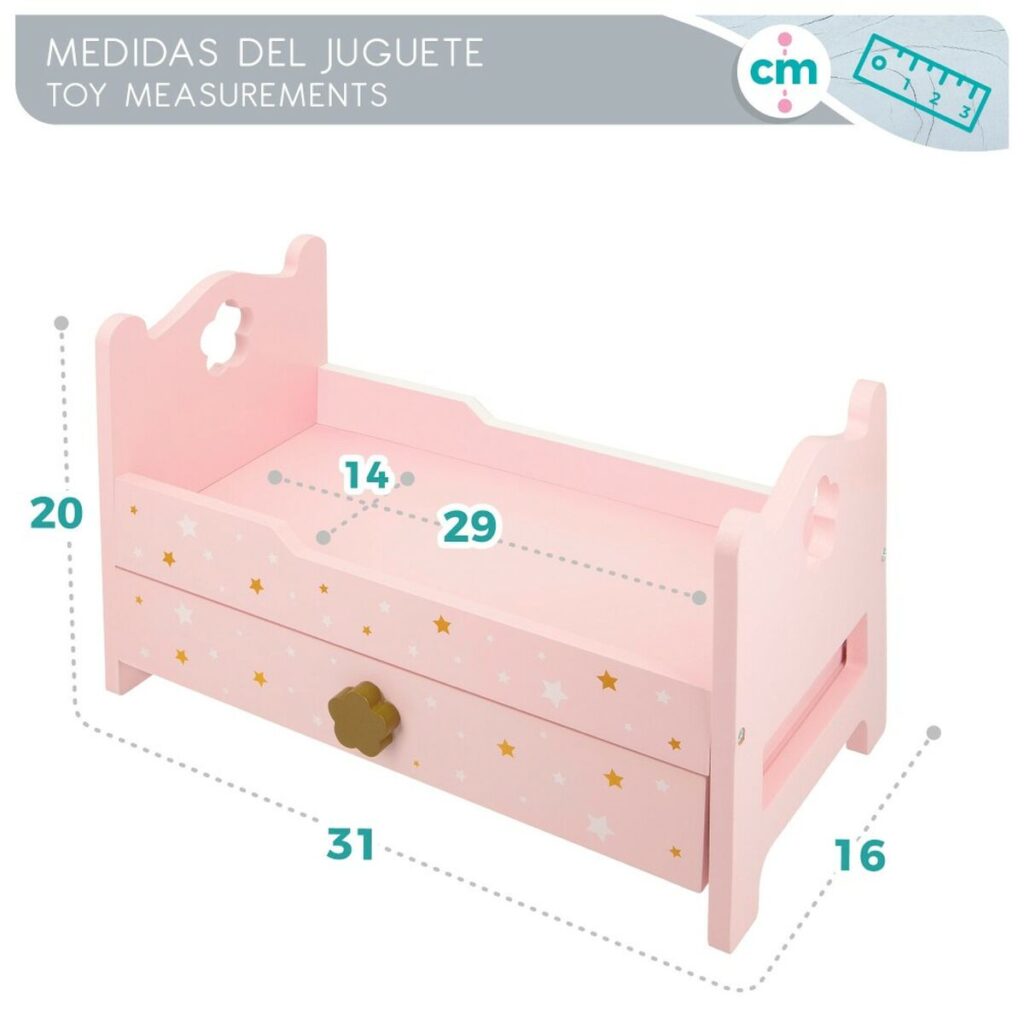 Κρεβάτι Woomax Ροζ 4 Μονάδες 31 x 20 x 16 cm