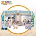 Playset Woomax Κτηνίατρος 9 Τεμάχια 4 Μονάδες 19 x 18 x 19 cm