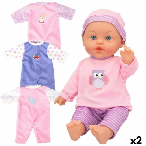 Κούκλα μωρού Colorbaby x2 24 x 42 x 11 cm
