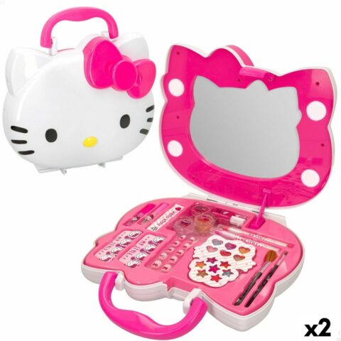 Σετ μακιγιάζ για παιδιά Hello Kitty Τσάντα 36 Τεμάχια (x2)