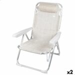 πτυσσόμενη καρέκλα Aktive Ibiza 48 x 90 x 60 cm (x2)