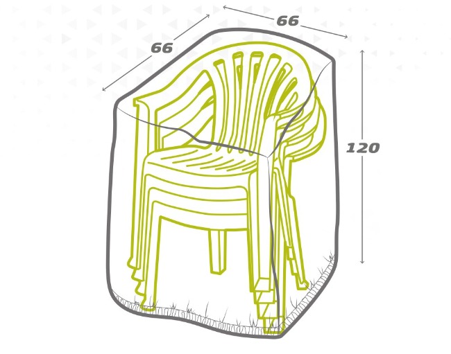 Κάλυμμα για Καρέκλα Aktive 66 x 120 x 66 cm (x6)