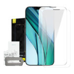 Baseus Crystal Tempered Glass Dust-proof 0.3mm for iPhone 14 Plus/13 Pro Max (2pcs)
