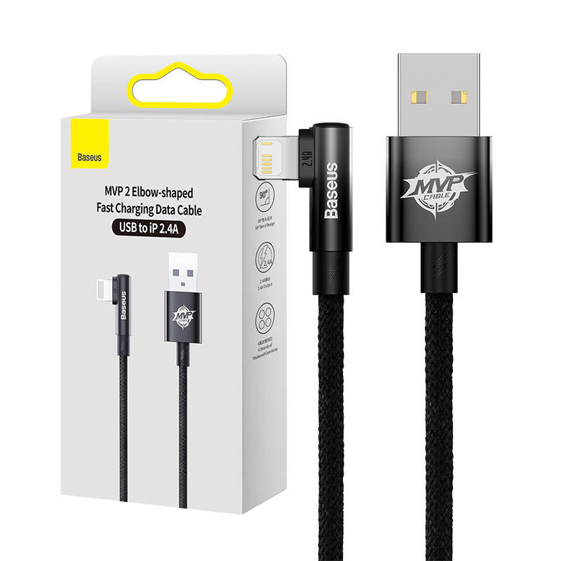 Baseus MVP 2 Lightning 1m 20W cable - black