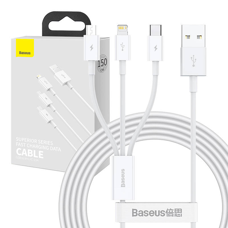 USB cable 3in1 Baseus Superior Series