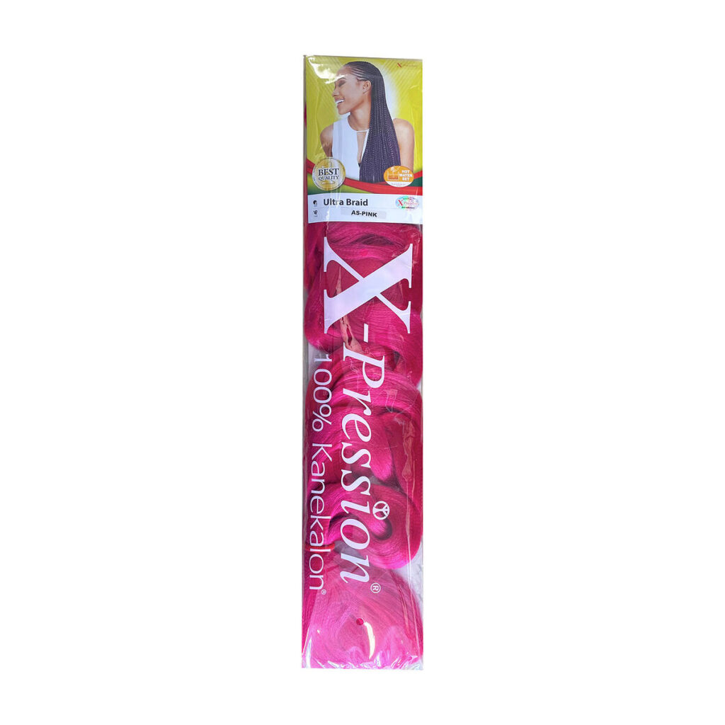 Extensions για τα Μαλλιά X-Pression Pression As Ροζ Συνθετικό