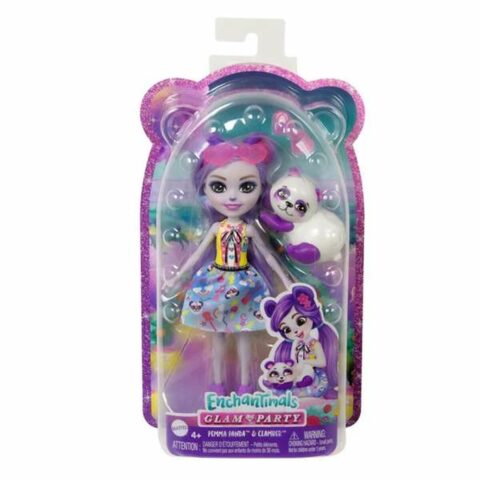 Κούκλα Mattel Enchantimals Αρκούδα Πάντα 15 cm