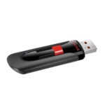Στικάκι USB SanDisk Cruzer Glide Μαύρο Μαύρο/Κόκκινο 64 GB