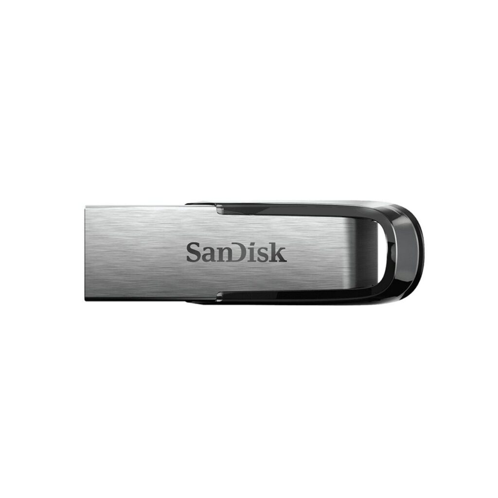 Στικάκι USB SanDisk Ultra Flair Μαύρο Ασημί 512 GB