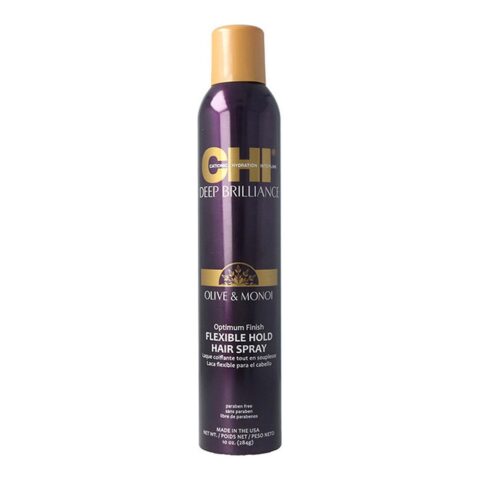 Spray για τα Μαλλιά Chi Deep Brilliance Optimum Finish Farouk Chi Deep Brilliance Olive Monoi 284 ml (284 g)