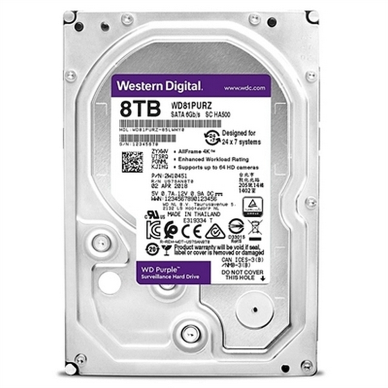 Σκληρός δίσκος Western Digital WD84PURZ 8 TB 3