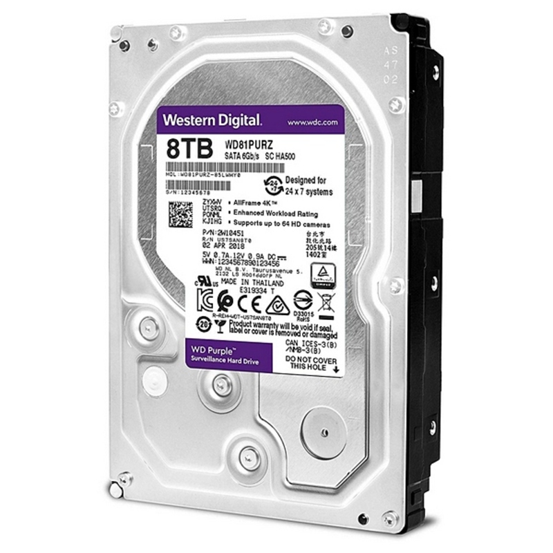 Σκληρός δίσκος Western Digital WD84PURZ 8 TB 3