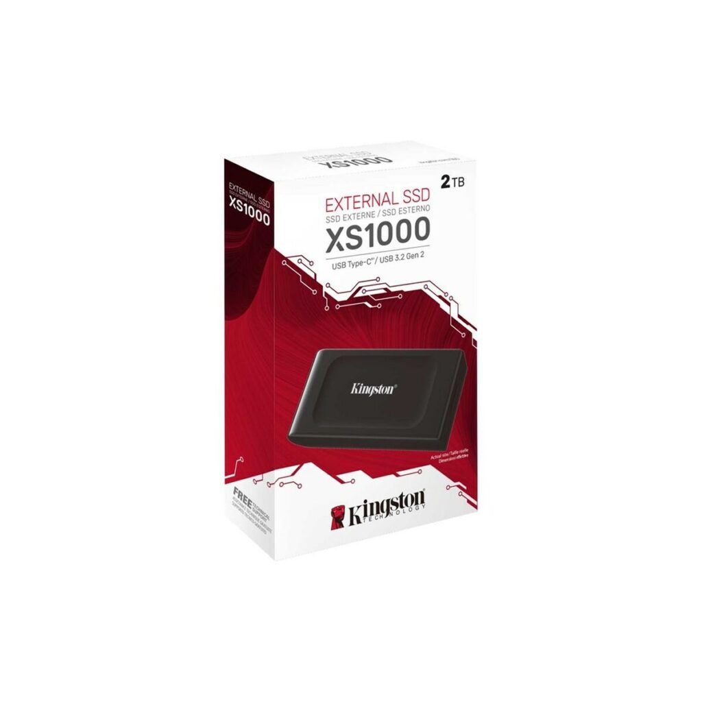Εξωτερικός Σκληρός Δίσκος Kingston SXS1000/2000G 2 TB SSD 2 TB HDD