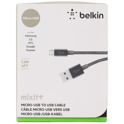 Καλώδιο USB σε micro USB Belkin F2CU021BT04-BLK Μαύρο
