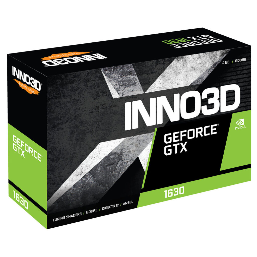 Κάρτα Γραφικών INNO3D GeForce GTX 1630 Twin X2 OC 4 GB GDDR6 4 GB