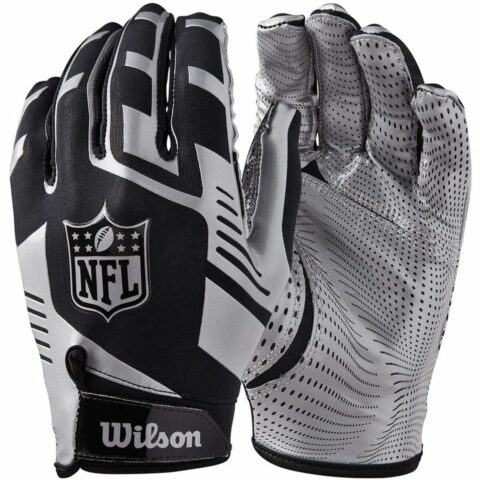 Receiver gloves Wilson NFL Stretch Fit Γκρι