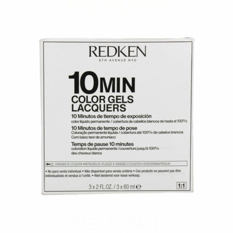 Τριχοειδής RedemEnter με έγχρωμες ίνες Redken Color Gel Laquer Min 60 ml 3 uds (3 Μονάδες)