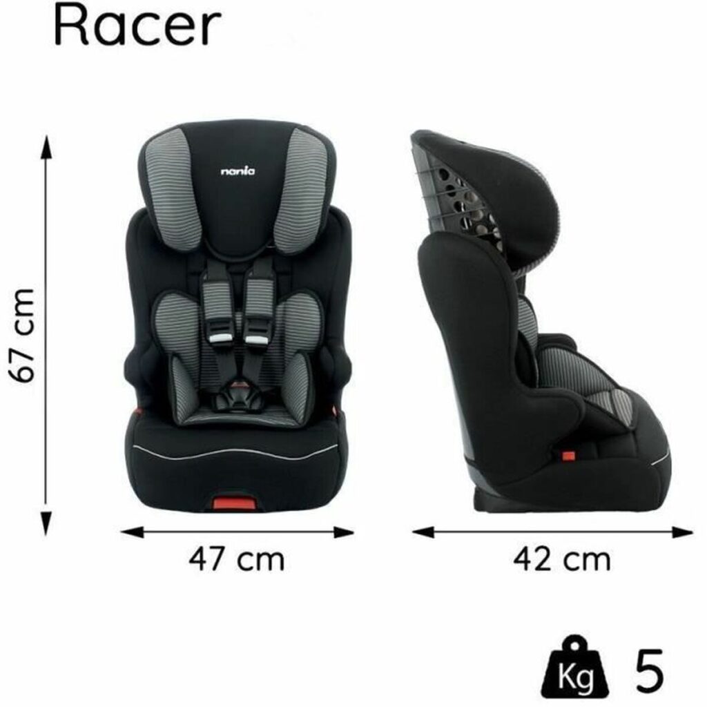 Καθίσματα αυτοκινήτου Nania Racer Μαύρο/Κόκκινο