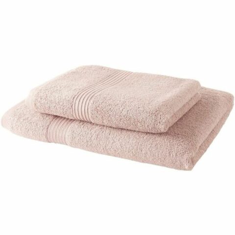 Σετ πετσέτες TODAY Ανοιχτό Ροζ 100% βαμβάκι
