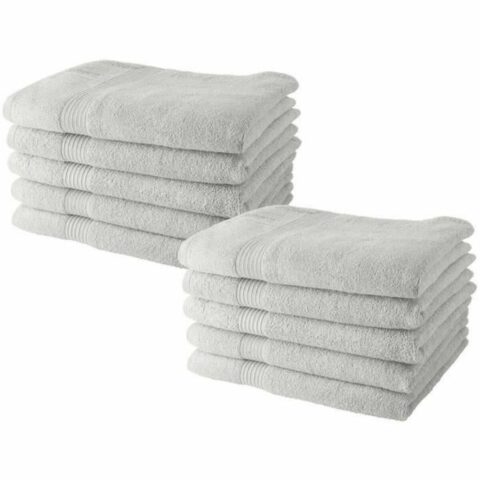 Σετ πετσέτες TODAY Λευκό 10 Τεμάχια 70 x 130 cm