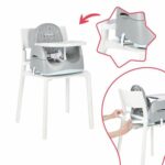 Καρεκλακι φαγητου μωρου Badabulle Sitzerhöhung 15 kg Λευκό/Γκρι