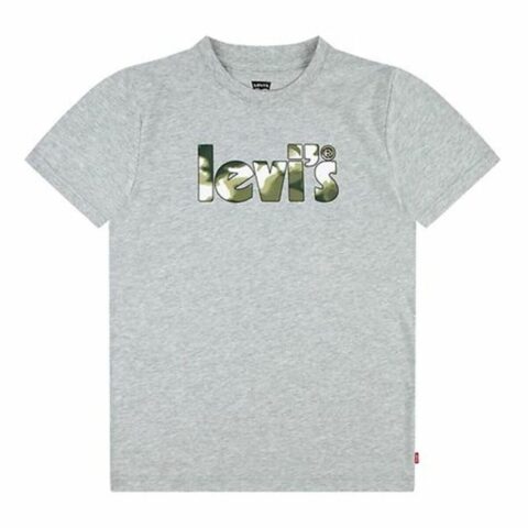Μπλουζάκι Levi's Camo Poster Logo Gray 60731 Γκρι