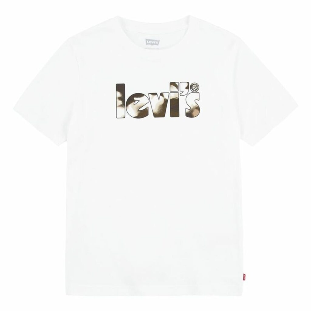 Μπλουζάκι Levi's Camo Poster Logo Bright Λευκό