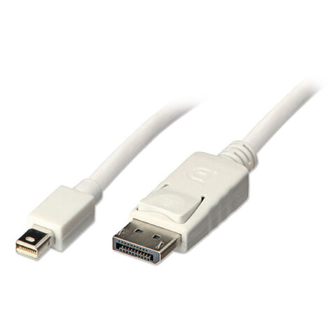 Αντάπτορας Mini DisplayPort σε DisplayPort LINDY Λευκό