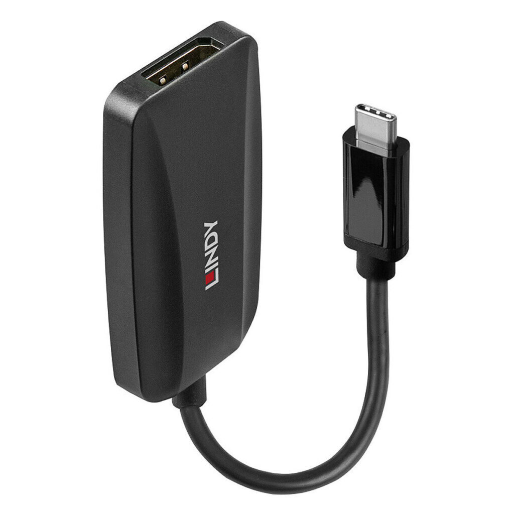 Αντάπτορας USB C σε DisplayPort LINDY 43337 Μαύρο