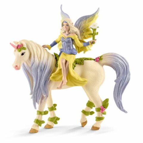 Εικόνες σε δράση Schleich  Fairy will be with the Flower Unicorn Σύγχρονη