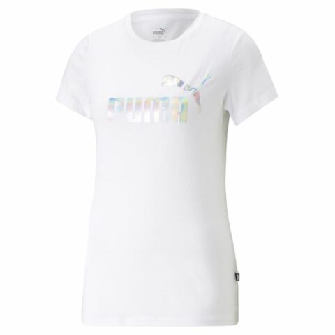 Μπλουζάκι Puma Ess+ Nova Shine Λευκό