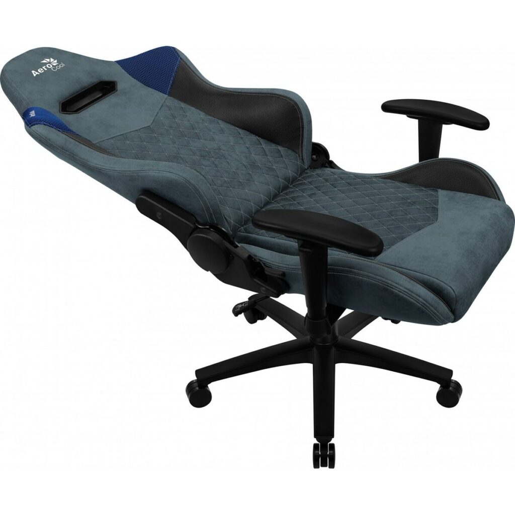 Καρέκλα Παιχνιδιού Aerocool DUKE AeroSuede 180º Μπλε Μαύρο/Μπλε