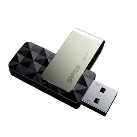 Στικάκι USB Silicon Power Blaze B30 Μαύρο Μαύρο/Ασημί 256 GB