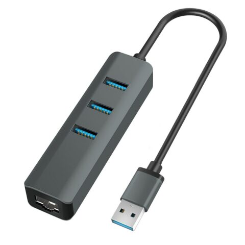 USB Hub Vakoss TC-4502X Γκρι