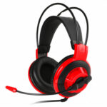 Ακουστικά με Μικρόφωνο για Gaming MSI DS501 Κόκκινο