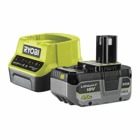 Charger and rechargeable battery set Ryobi 18 V 4 Ah
