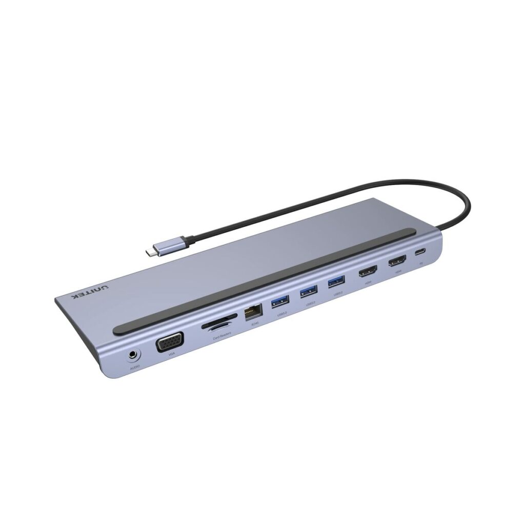 USB Hub Unitek D1022B Γκρι 100 W