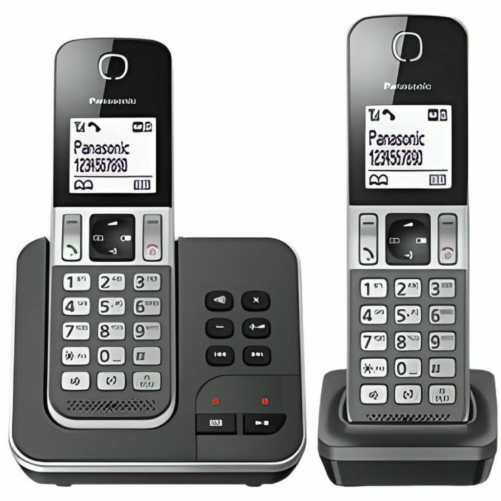 Ασύρματο Τηλέφωνο Panasonic KX-TGD322 Λευκό Μαύρο Μαύρο/Γκρι