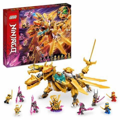 Playset   Lego NINJAGO 71774 Lloyd's Golden Ultra Dragon with Kai and Zane         989 Τεμάχια