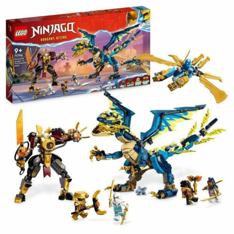 Παιχνίδι Kατασκευή Lego Ninjago 71796 The elementary dragon against the Empress robot Πολύχρωμο