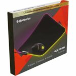 Mousepad Gaming SteelSeries QcK Prism Cloth RGB Gaming Μαύρο Πολύχρωμο