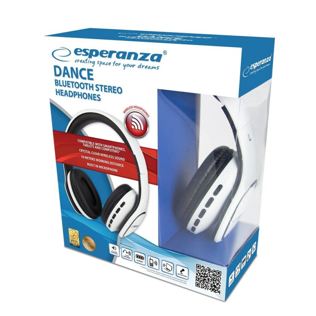 Ακουστικά με Μικρόφωνο Esperanza EH213W