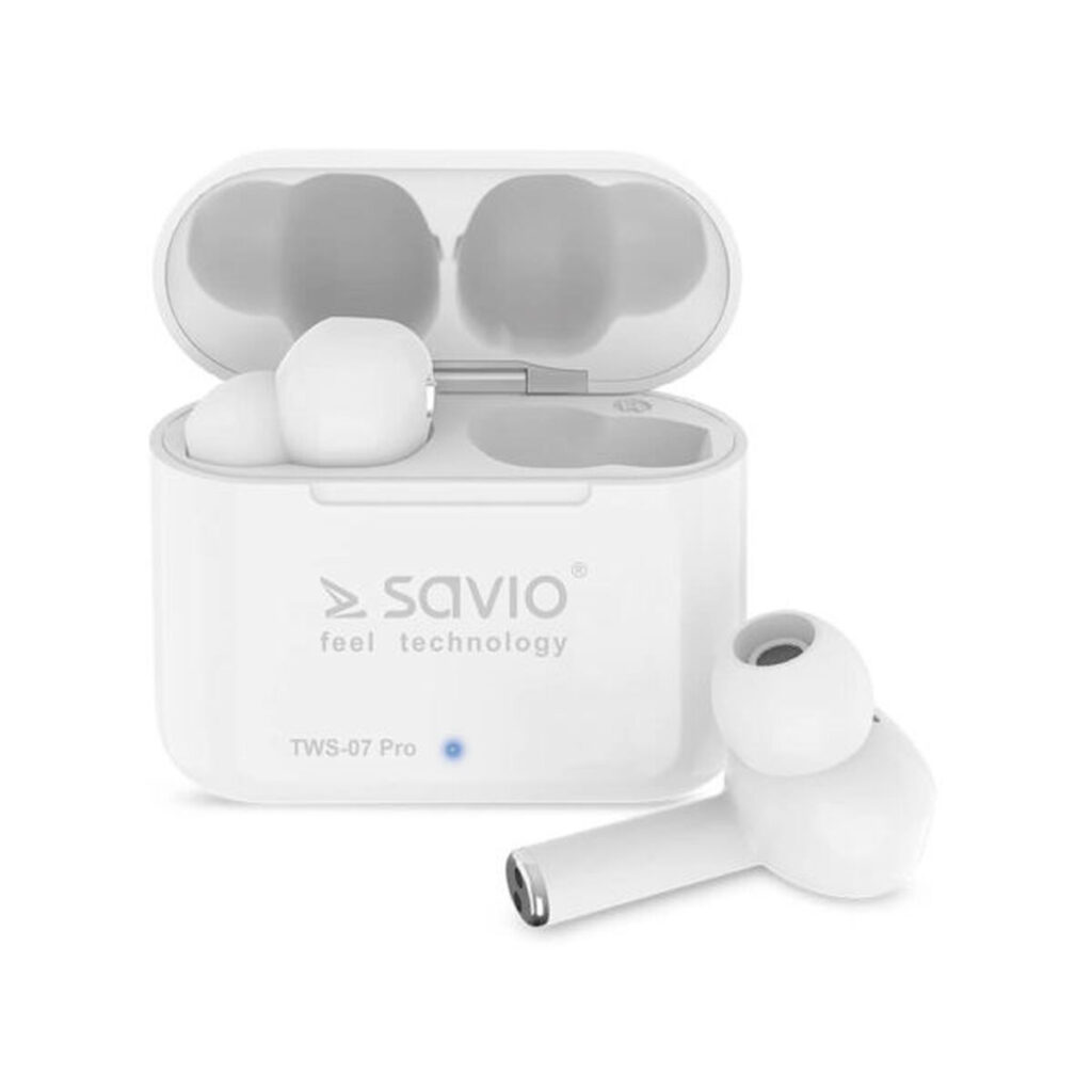 Ακουστικά in Ear Bluetooth Savio TWS-07 PRO Λευκό