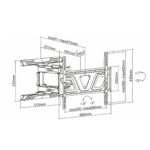 Βάση Τηλεόρασης MacLean MC-832 37" 80" 45 kg