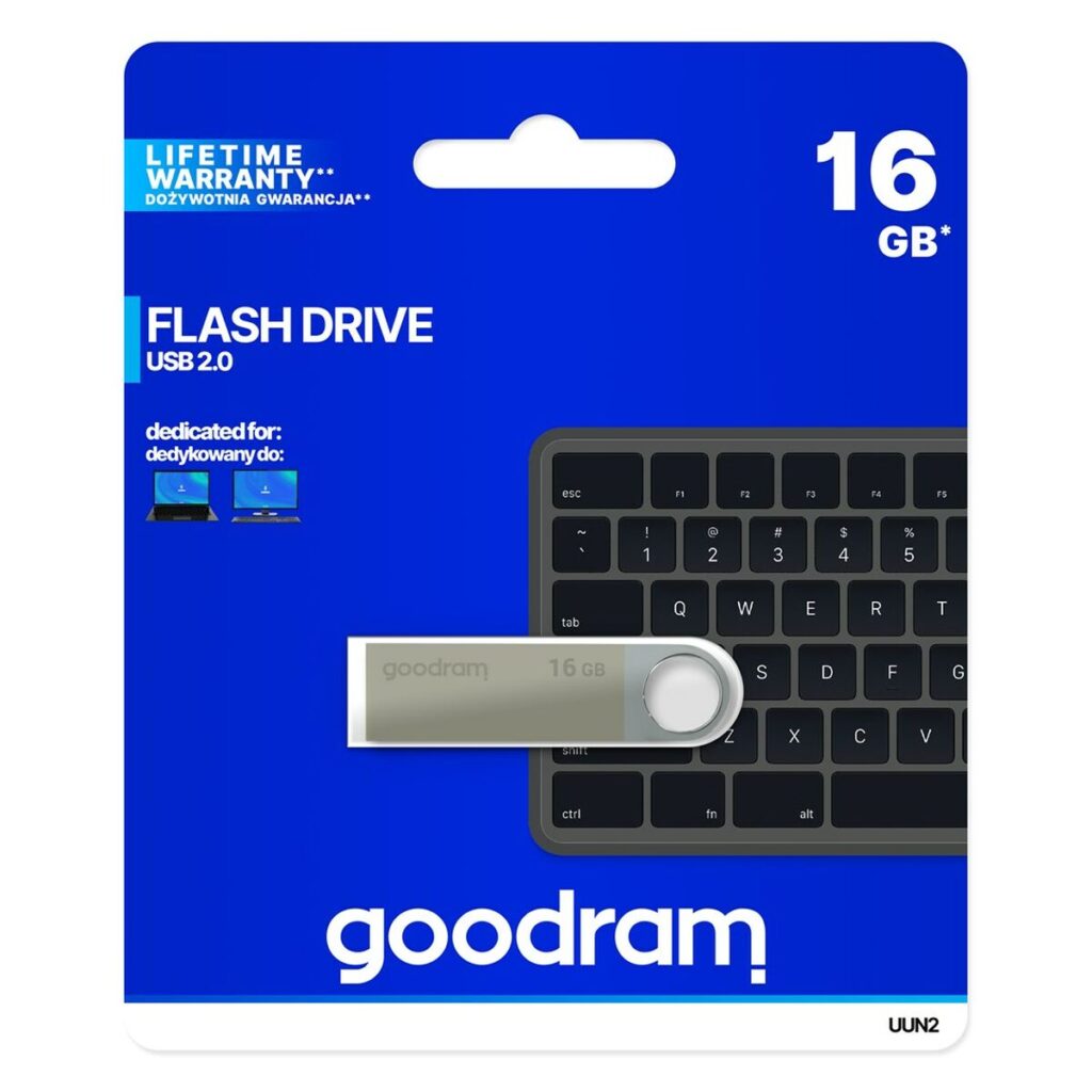 Στικάκι USB GoodRam UUN2 Ασημί 16 GB