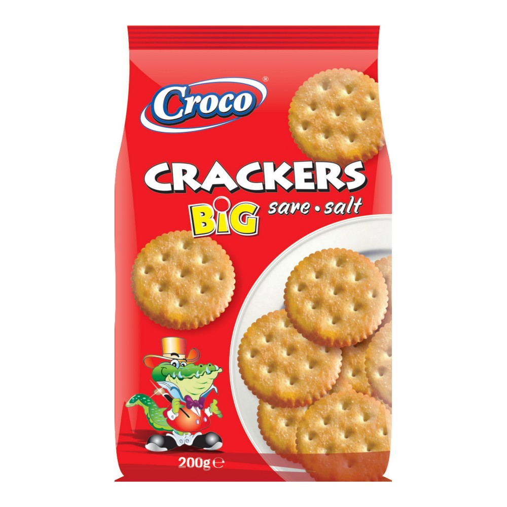 Μπισκότα Croco Craker Big (200 g)